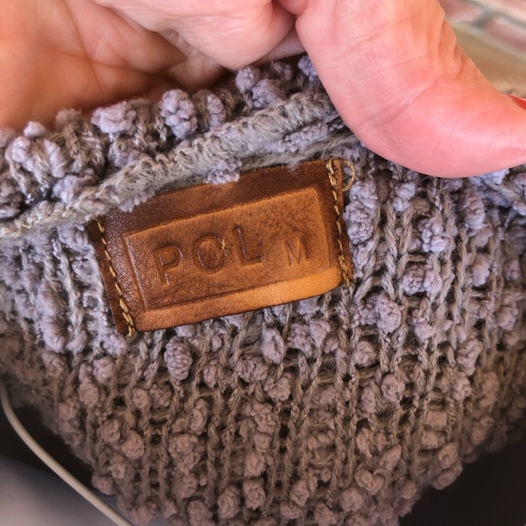 Pol gray hooded crop sweater size medium - Picture 4 of 8